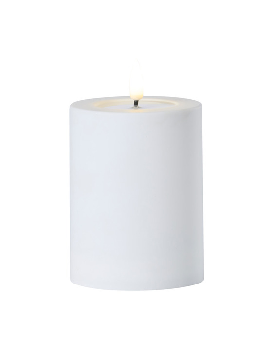 LED-bloklys m/fjernbetjening 10 cm